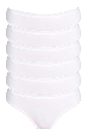 Tutku İç Giyim Kadın Bikini Külot İç Çamaşırı 6lı Paket