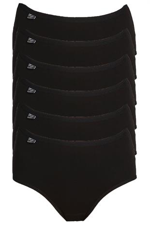 Tutku İç Giyim Kadın Likralı Bato Külot 6lü Paket