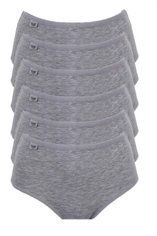 Tutku İç Giyim Kadın Likralı Bato Külot 6lü Paket