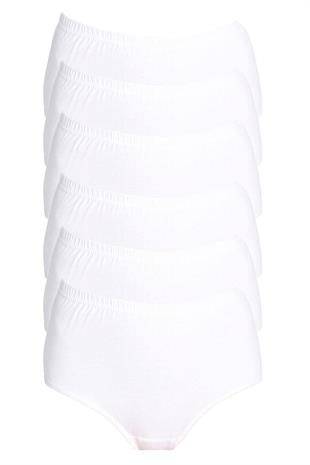 Tutku İç Giyim Kadın Yüksek Bel Bato Külot 6lü Paket