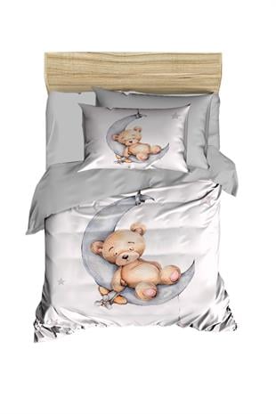 Yenidoğan Kız / Erkek Unisex Bebek Nevresim Takımı 3D Pamuklu Uykudaki Ayıcık