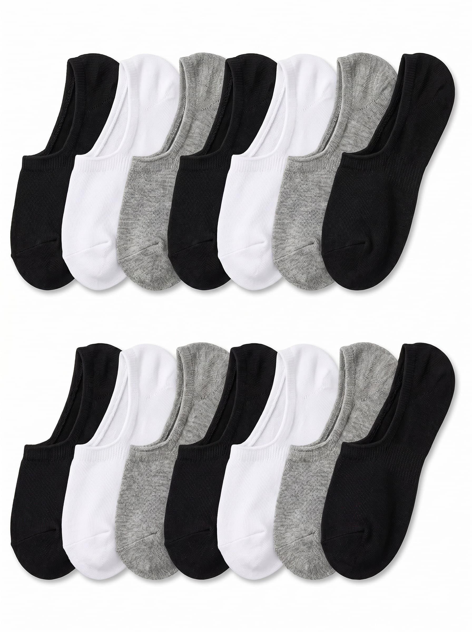 12li Erkek Dikişsiz Kaymaz Silikonlu Babet Çorap