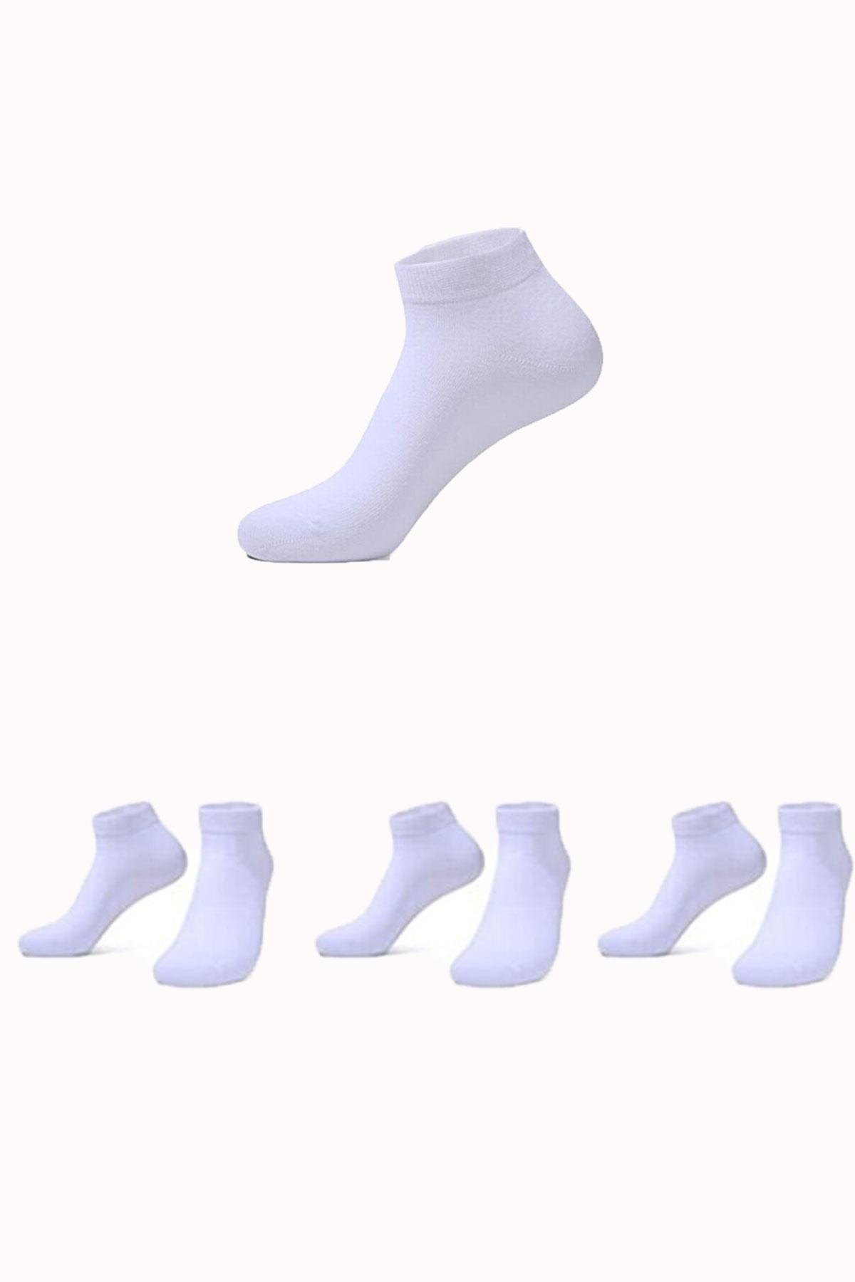 3lü Erkek Kısa Patik Çorap Penye Pamuklu Ekonomik Spor Çorabı - Hepsine  Rakip