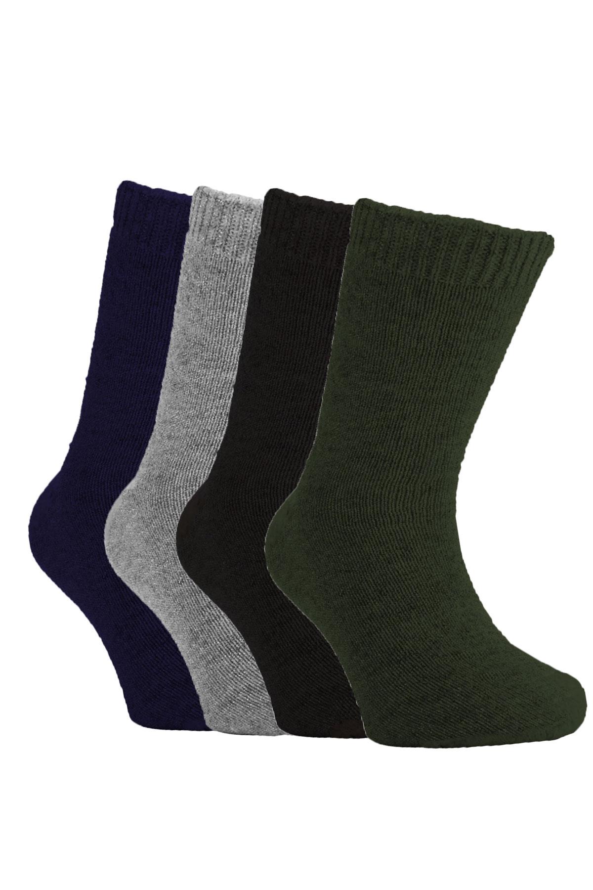 4lü Kadın %100 Yün Soket Çorap Sıcak Kaliteli Termal Çorap