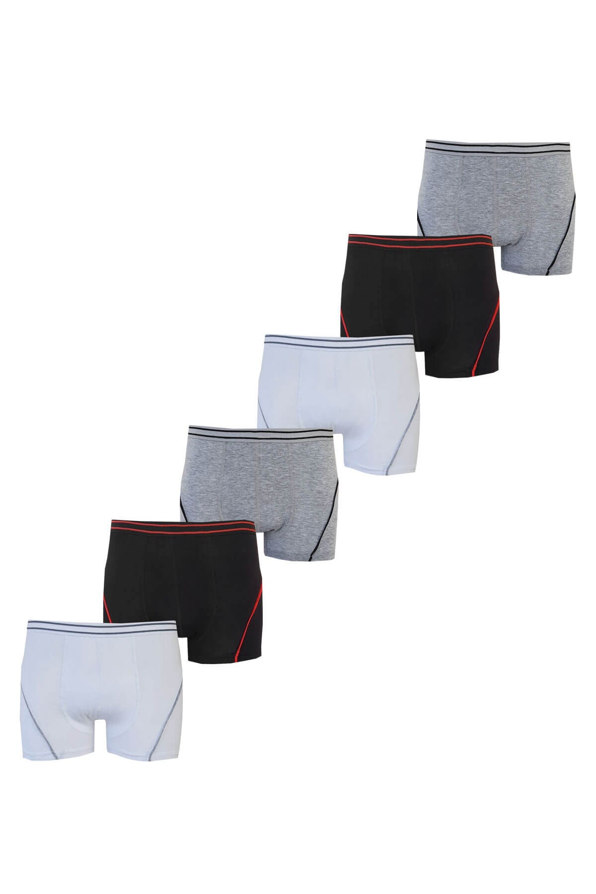 6 lı Tutku Erkek Çocuk Boxer Pamuklu Elastan TEC0133