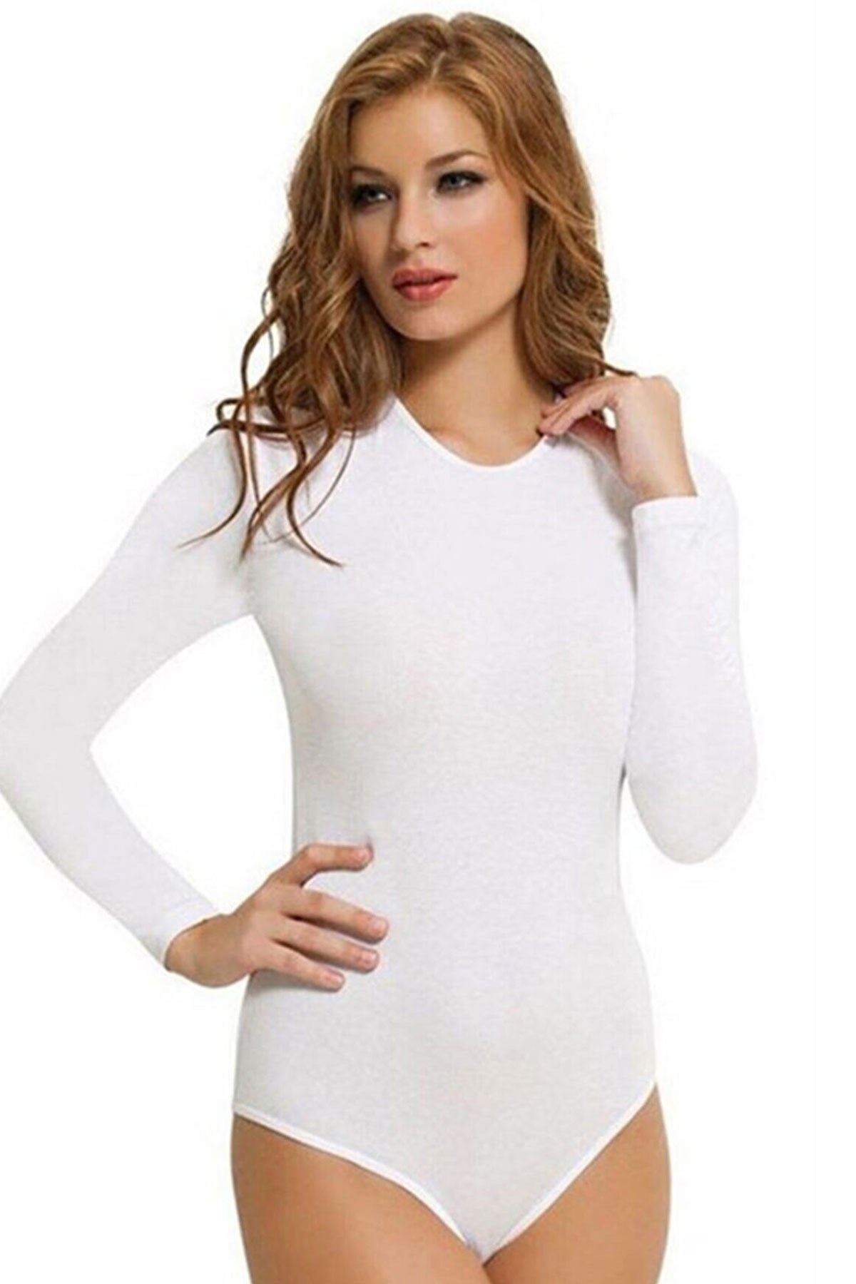 Anıt Kadın Uzun Kol Body (Kancalı ) Çıtçıtlı Atlet