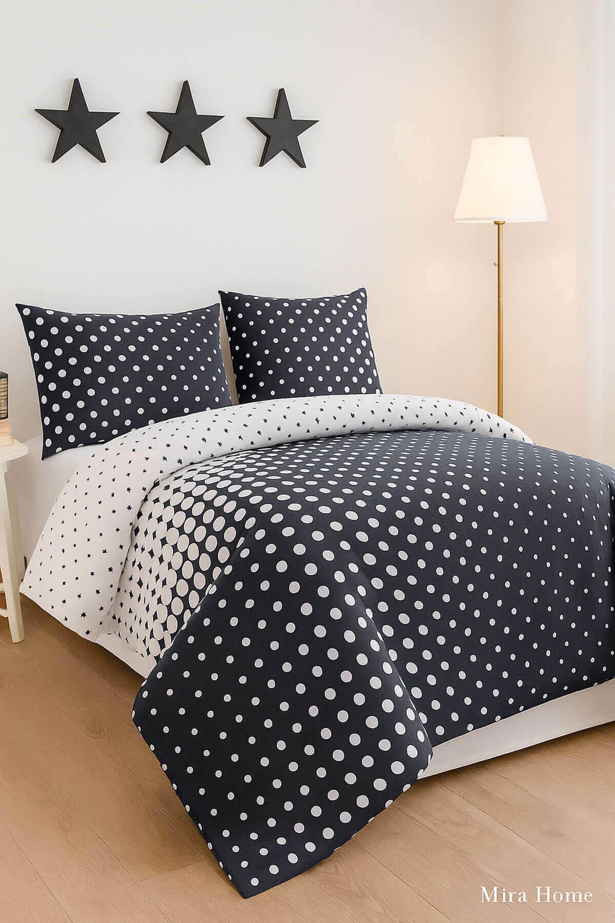 Çift Kişilik Nevresim Takımı Pamuklu Gece Yıldızları