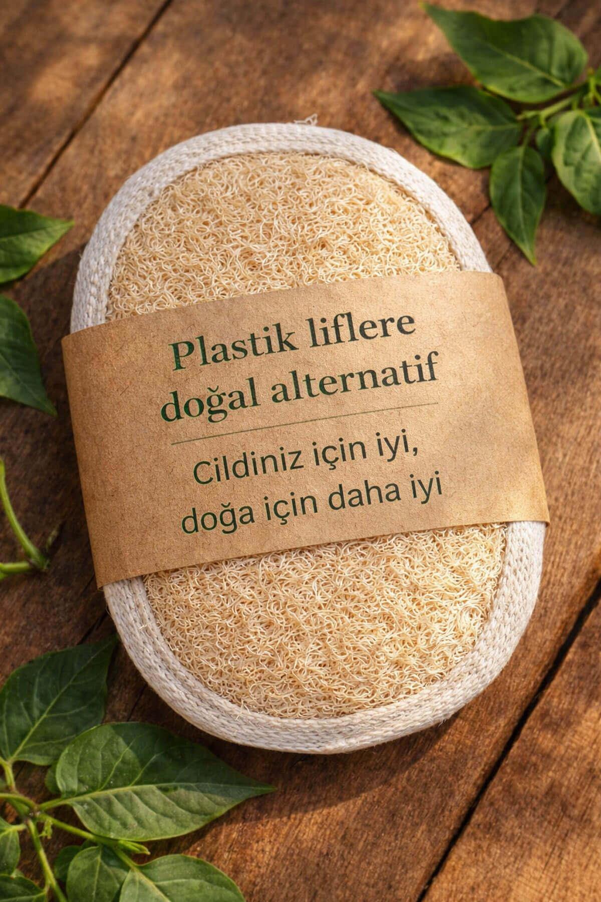 Kabak Lifli Oval Lastikli Yüz Ve Vücut Kesesi