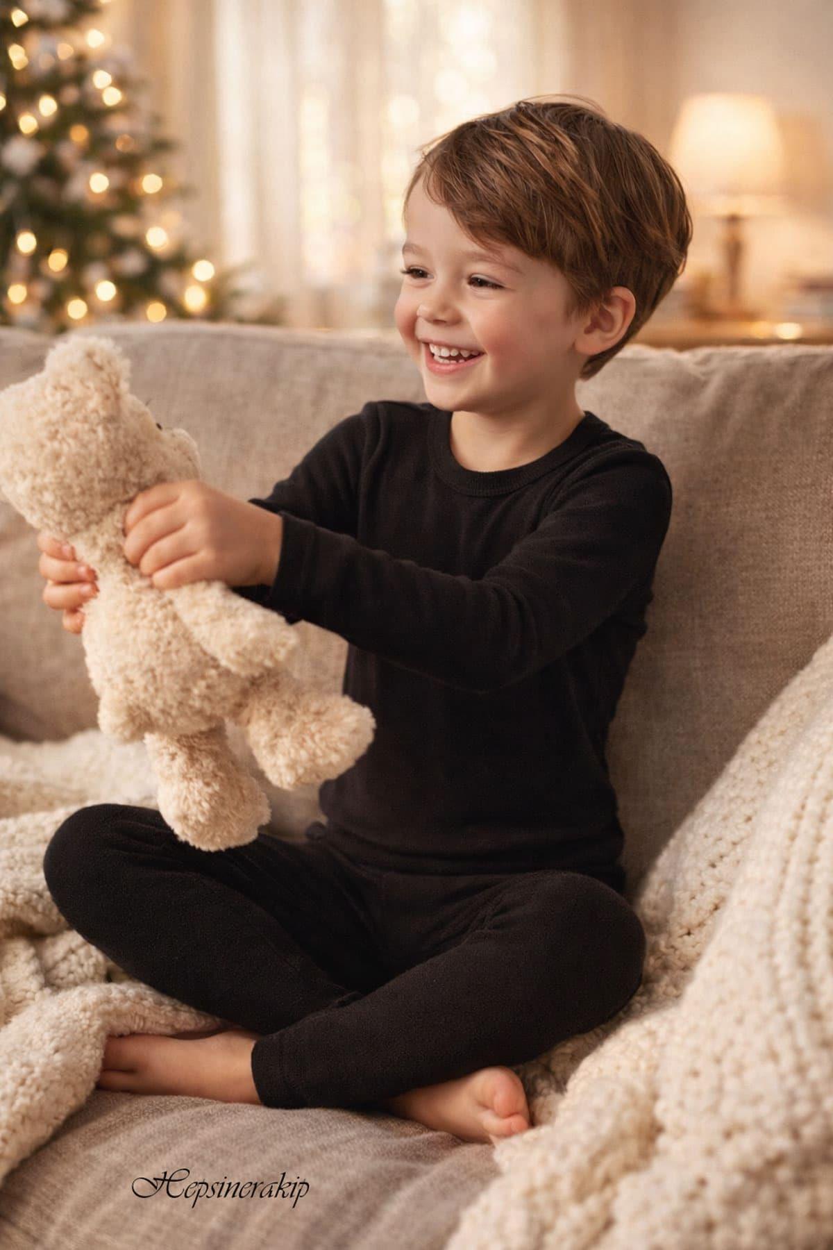 Kota Erkek Çocuk Termal Takımı Alt Üst İçlik Kışlık Fanila Tayt