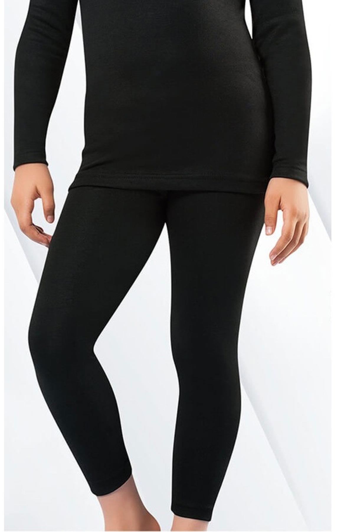 Kota İç Giyim Kız Çocuk Termal İçlik Tayt Uzun Tayt Tekli