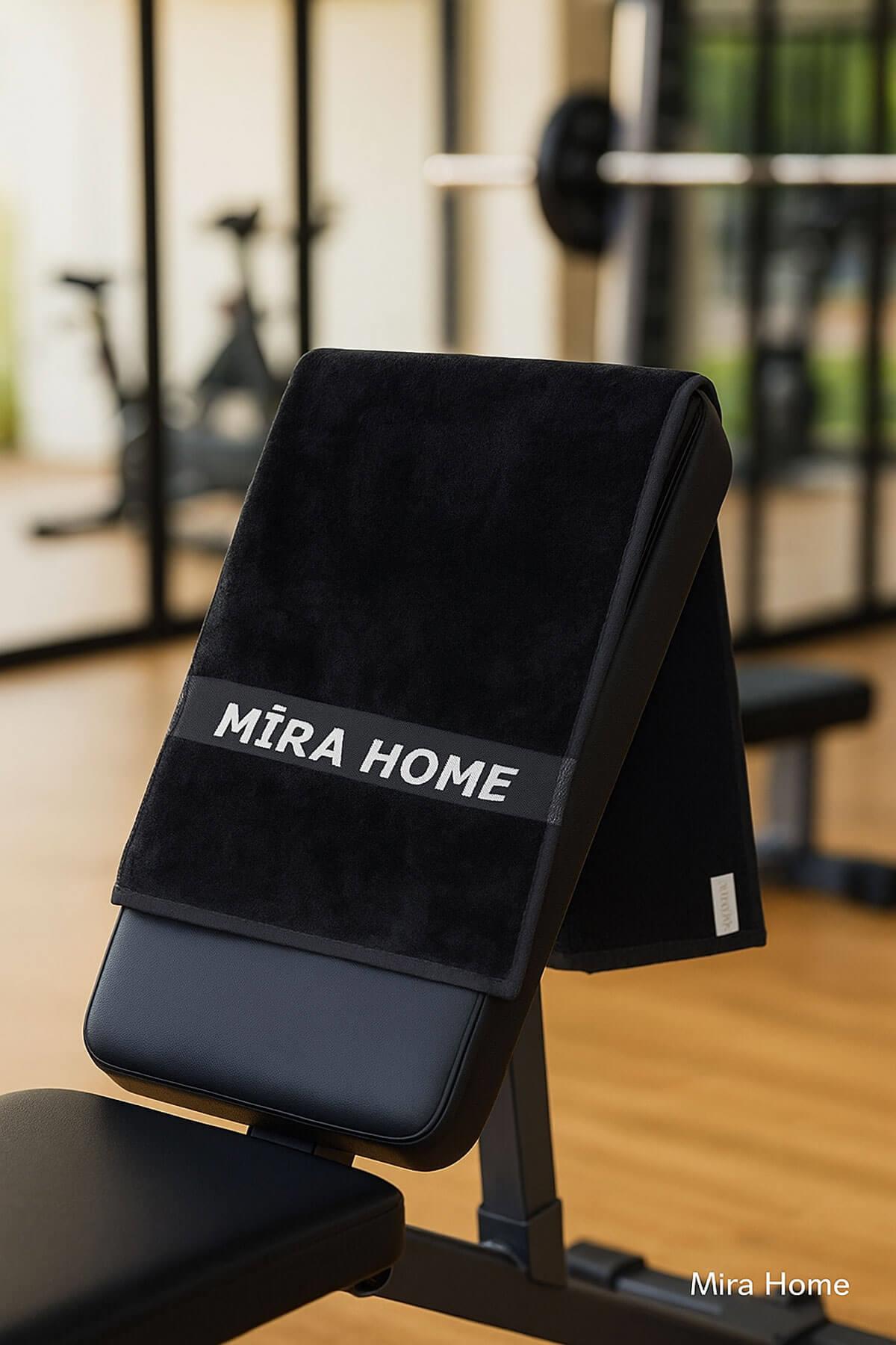 Mira Home Spor Havlusu Fitness Yumuşak Sporcu Havlu %100 Pamuklu 30x100 Cm
