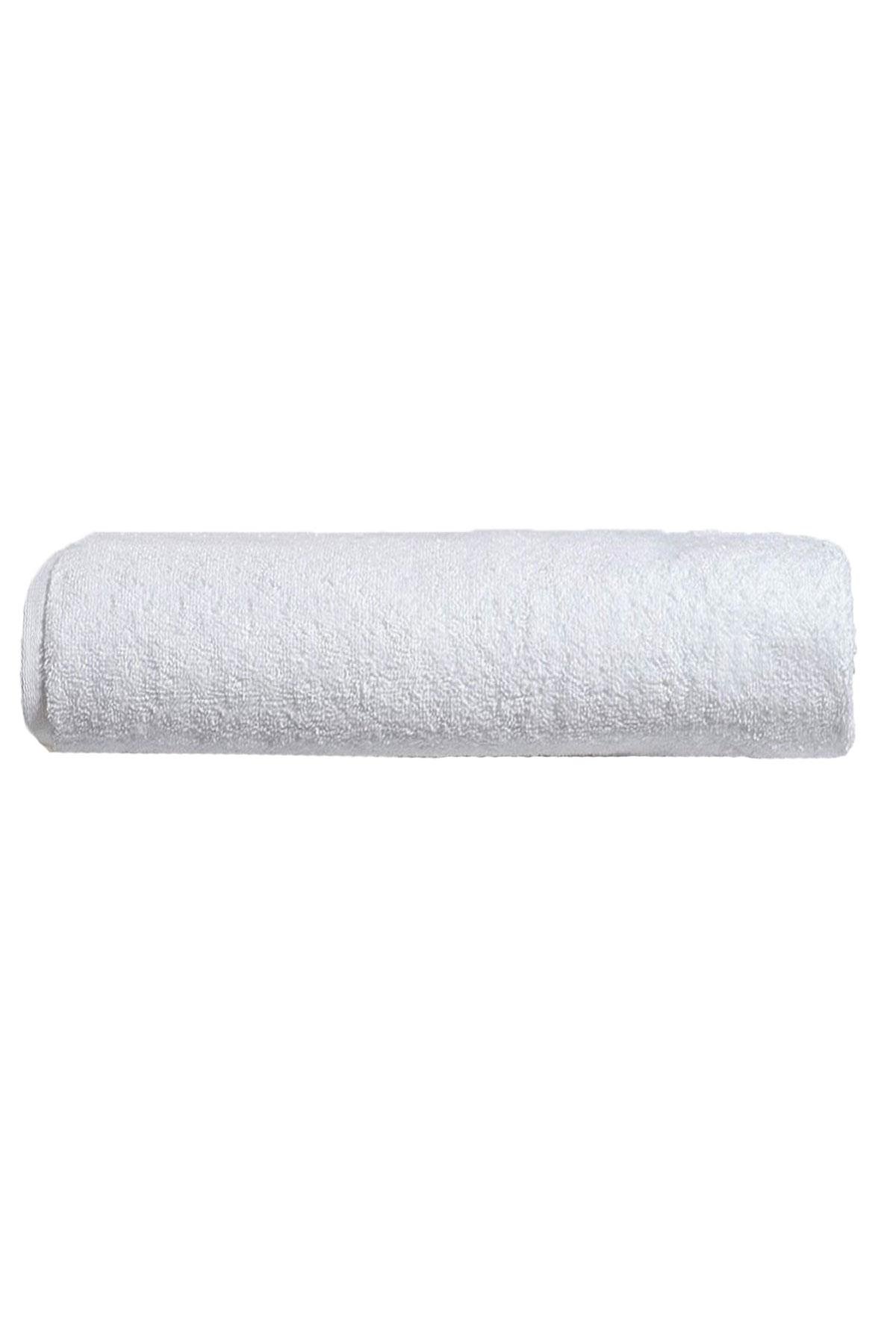 Otel Banyo Havlusu %100 Pamuklu 70X150 Cm Beyaz 20/2 Ring 500 Gr