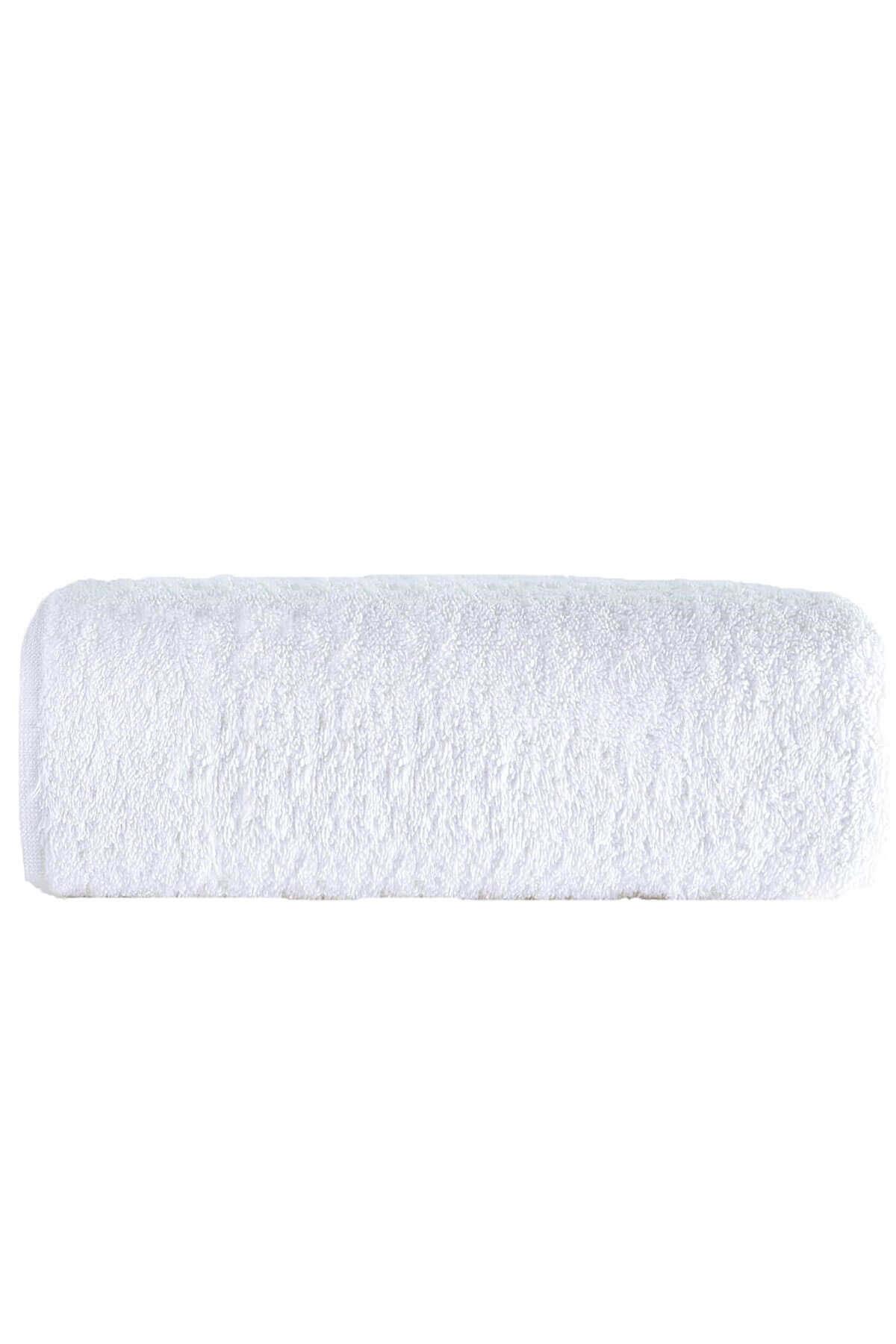 Otel Banyo Havlusu Pamuklu 70X145 Cm Beyaz 16/1 Avs 440 Gr