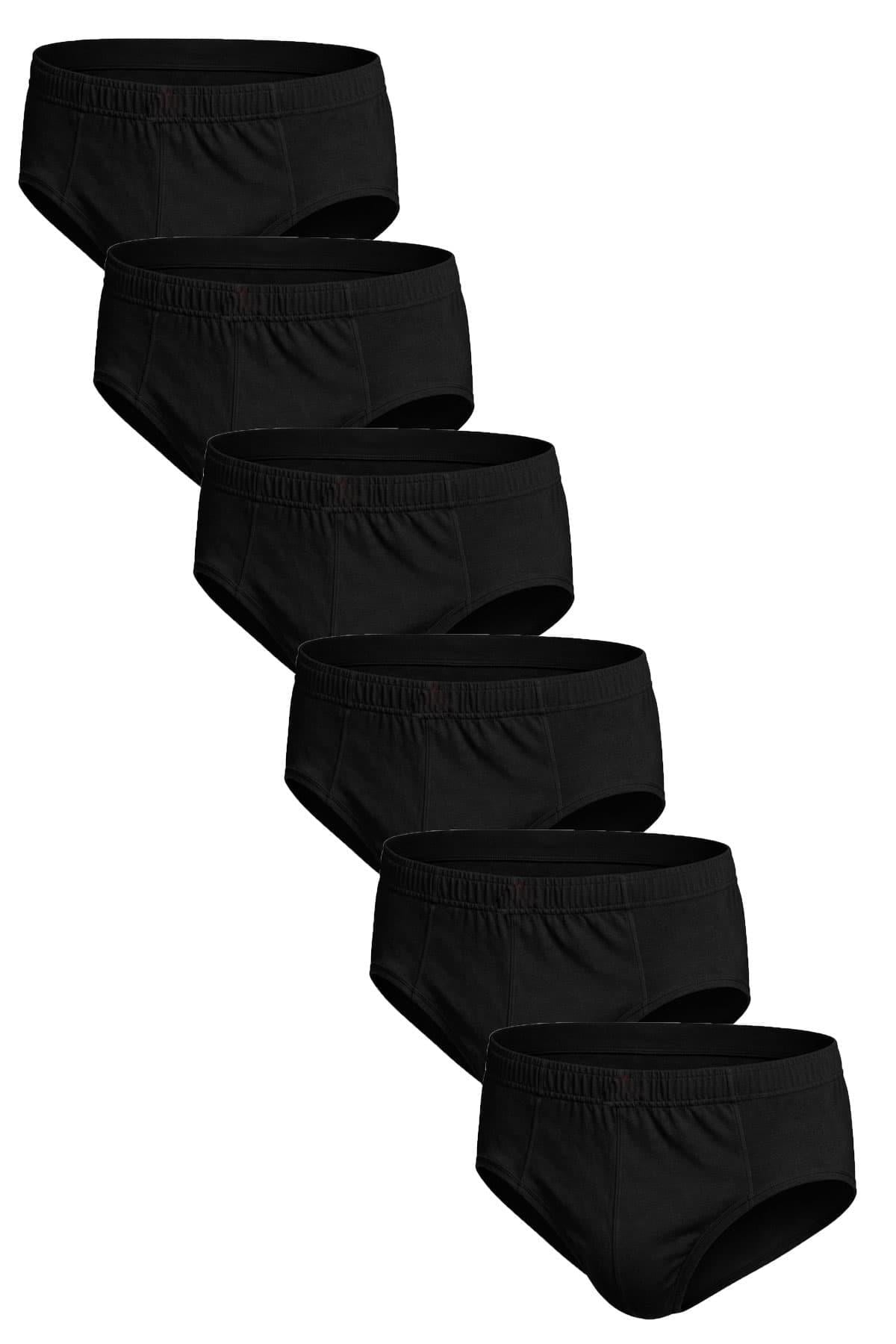 Seher Yıldızı Erkek Slip Külot Pamuklu Renkli 6 Lı Paket