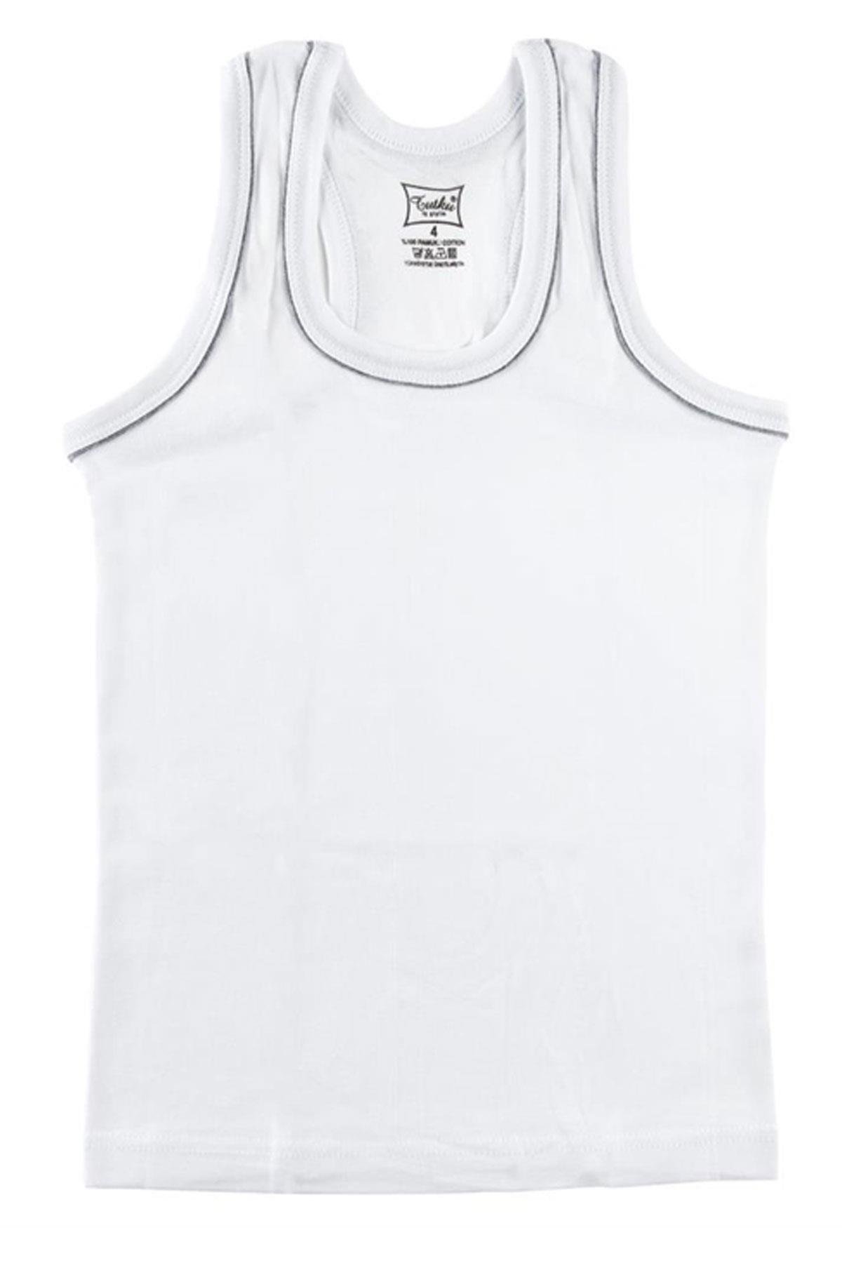 Tutku İç Giyim Erkek Çocuk Pamuk Likralı Sporcu Atleti 6 lı Paket