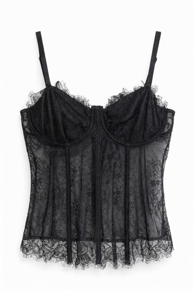 NOIR DANTEL KORSE TOP