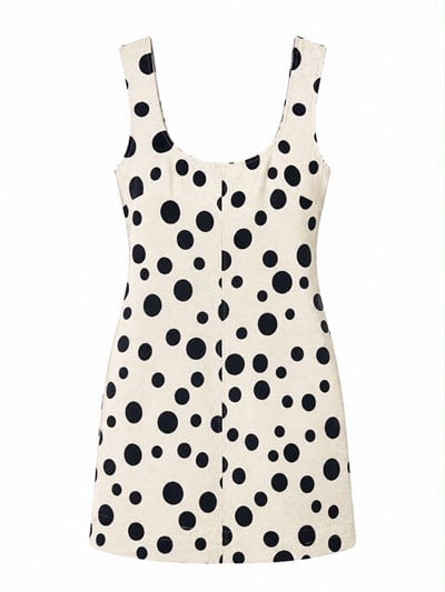 POLKA DOT MINI ELBİSE