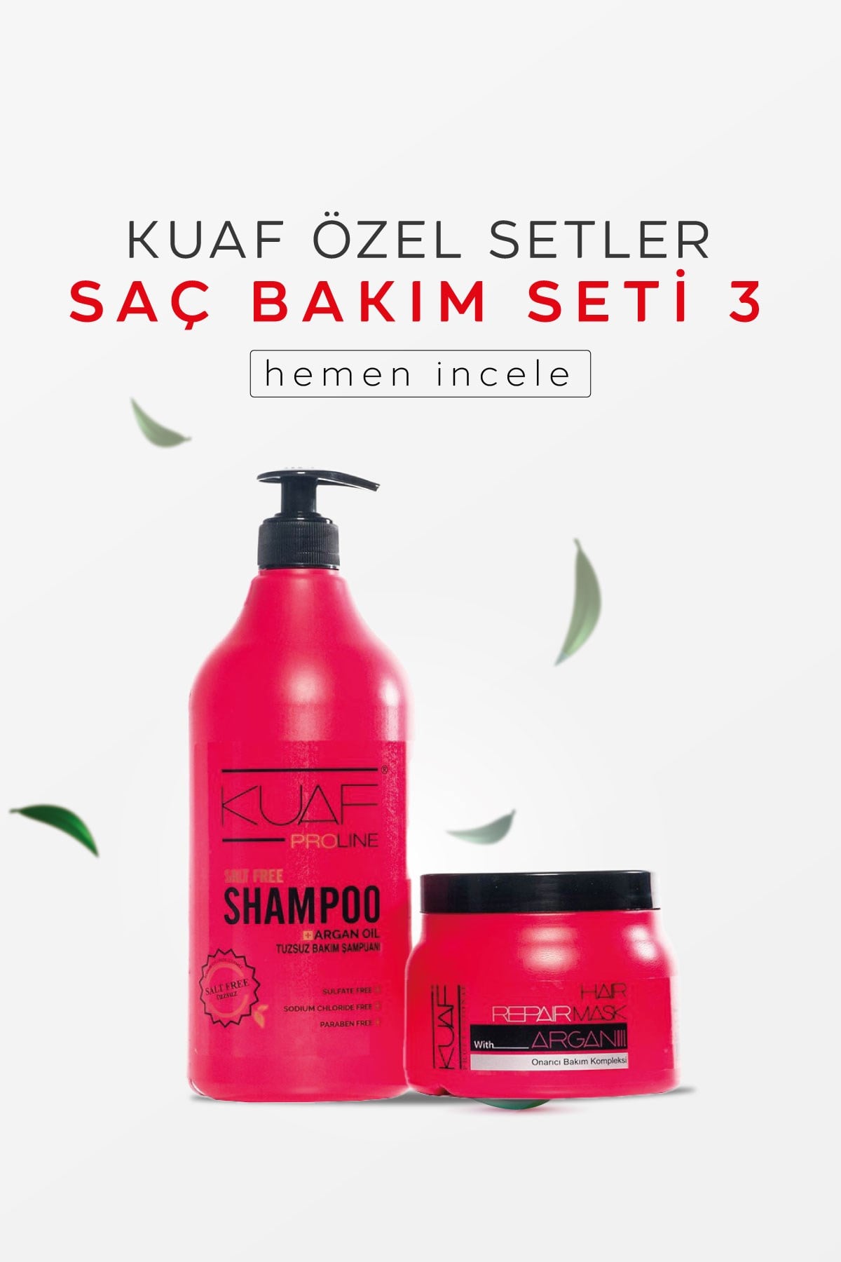 Kuaf Saç Bakım Seti 3