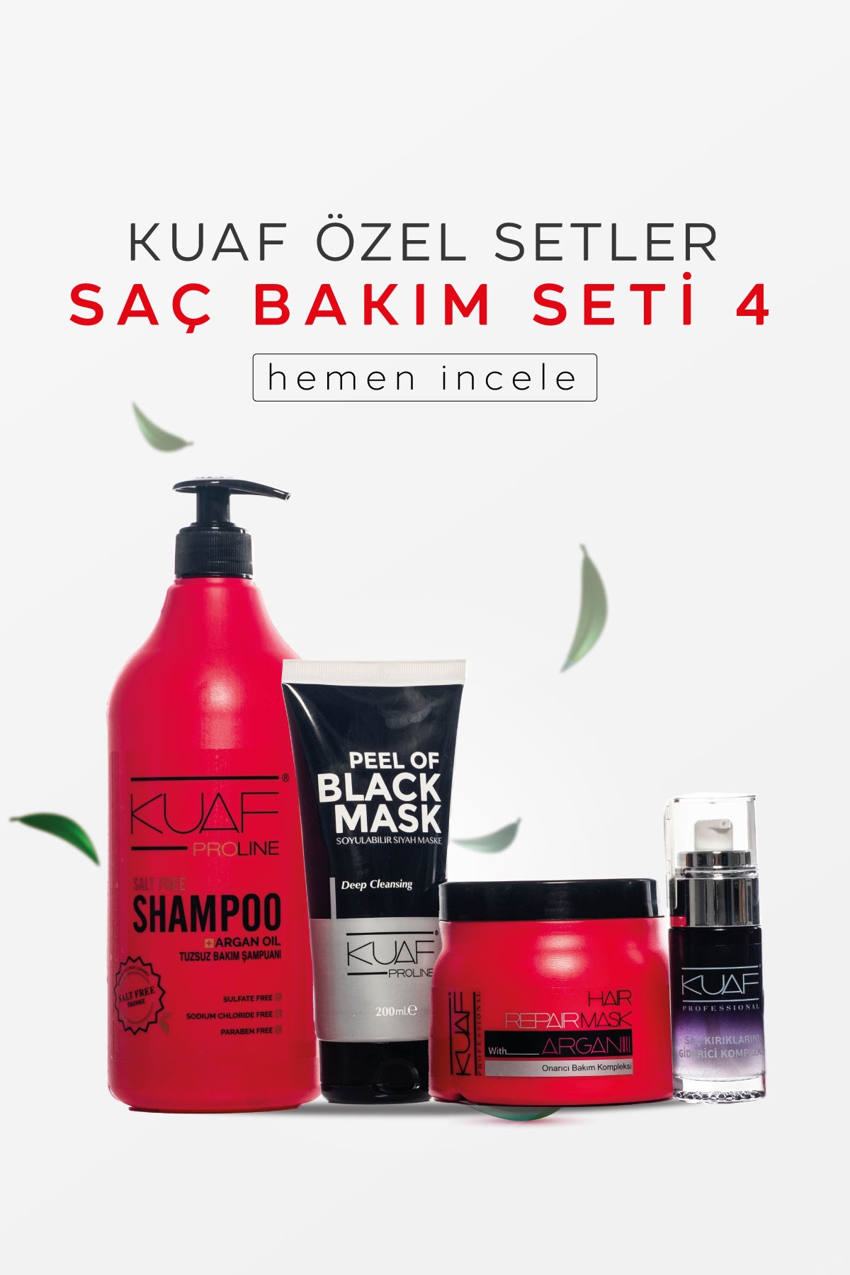 Kuaf Saç Bakım Seti 4