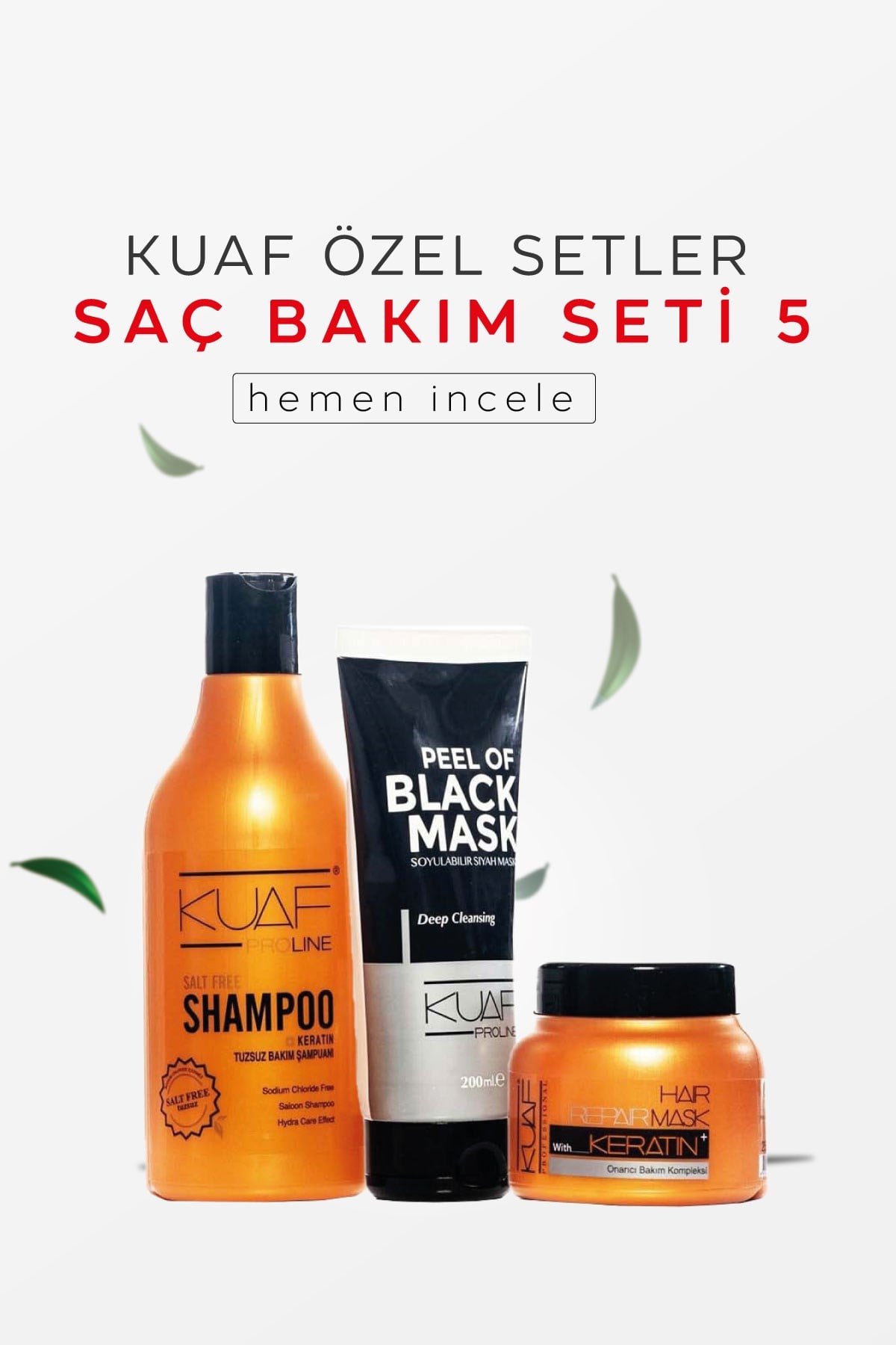 Kuaf Saç Bakım Seti 5