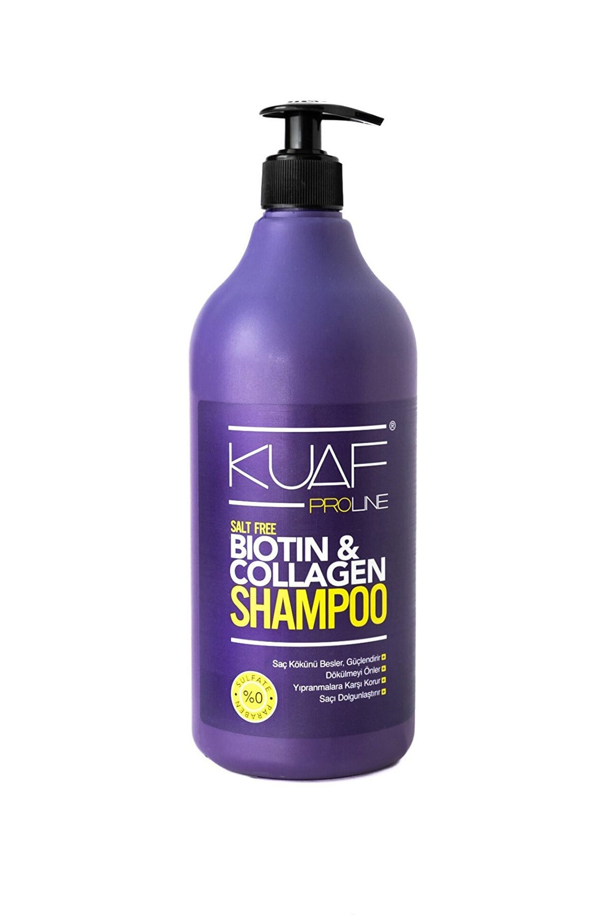 Tuzsuz Sülfatsız Onarıcı Ve Güçlendirici Biotin & Kolajen Şampuan 1000 ml