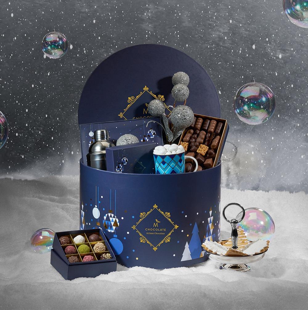 Lacivert Yılbaşı Kutusu