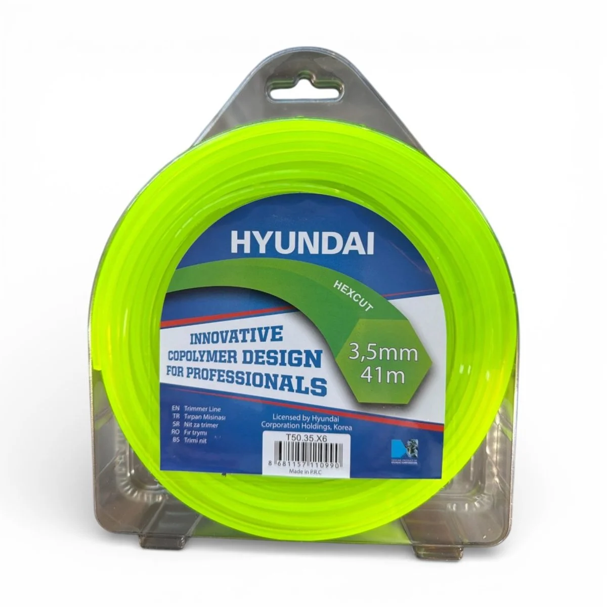 Hyundai Hexcut Misina 3.5 mm 41 Mt Altı Köşe Yeşil