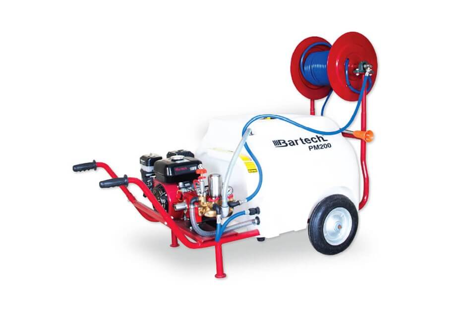 jetbahce.com-Bartech PM200 Benzinli Pülverizatör İlaçlama Makinesi 200 Lt