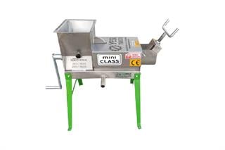 Yeşil Mini Class Manuel Çevirmeli Helezonlu Şıra Makinesi Nar ve Üzüm Sıkma Makinası