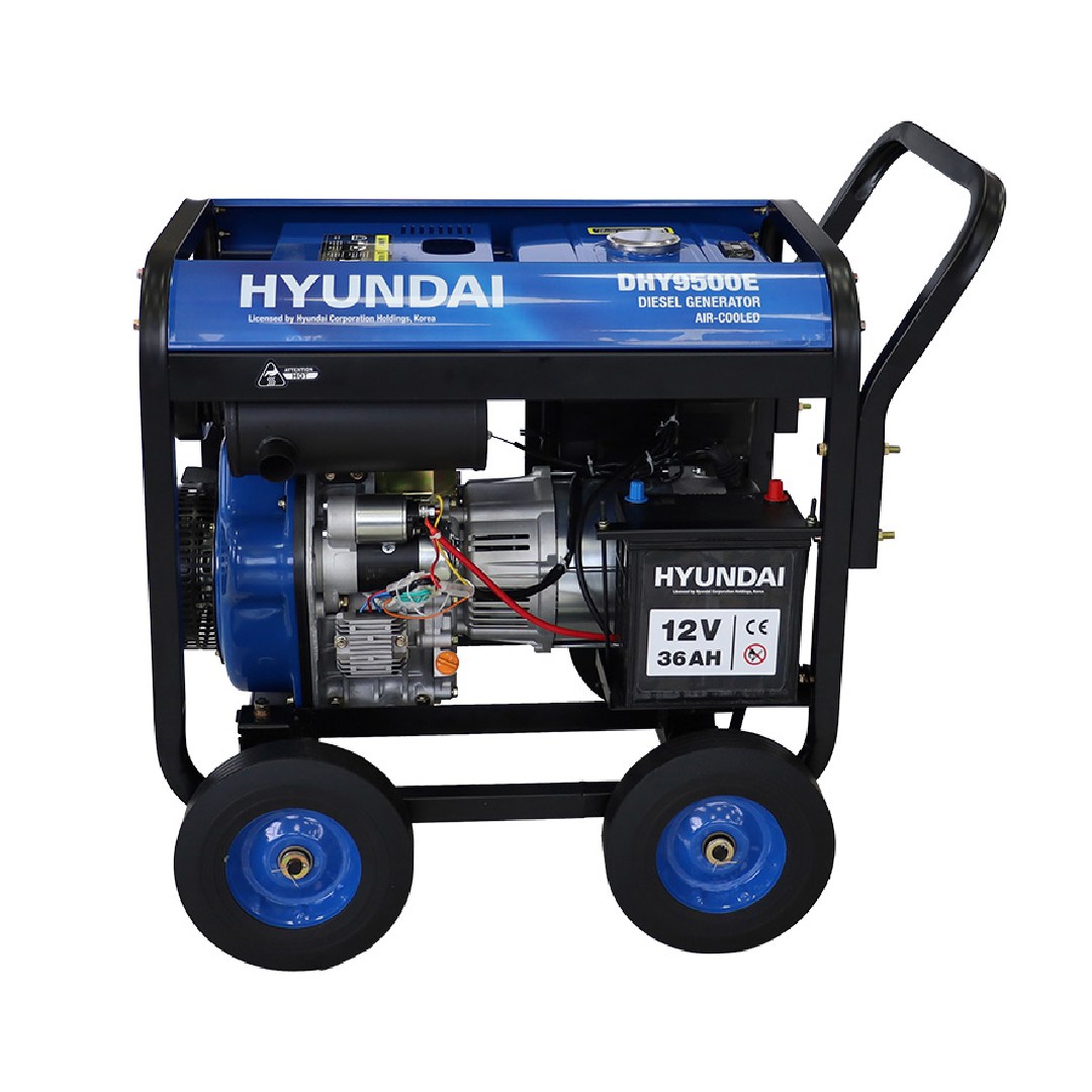 Hyundai DHY9500E Marşlı Dizel Monofaze Jeneratör 8.0 kVA