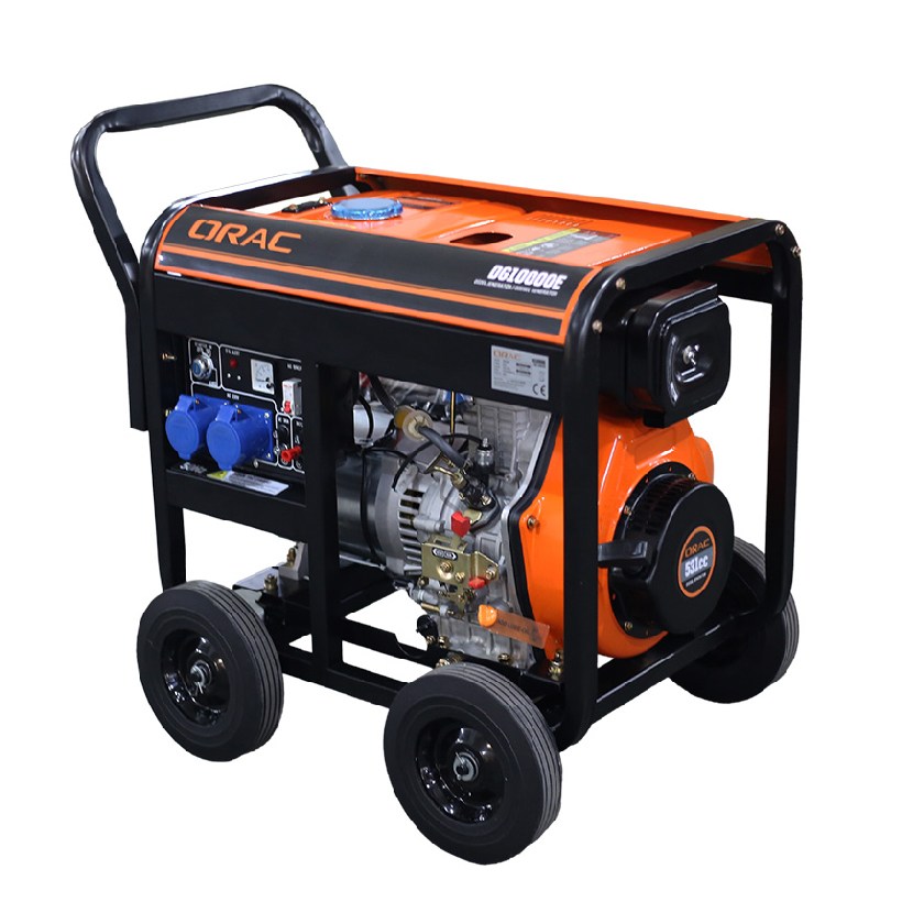 Orac DG10000E Marşlı Dizel Monofaze Jeneratör 8.75 kVA