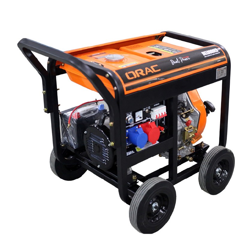Orac DG10000ED Marşlı Dizel Dual Faz Jeneratör 8.75 kVA