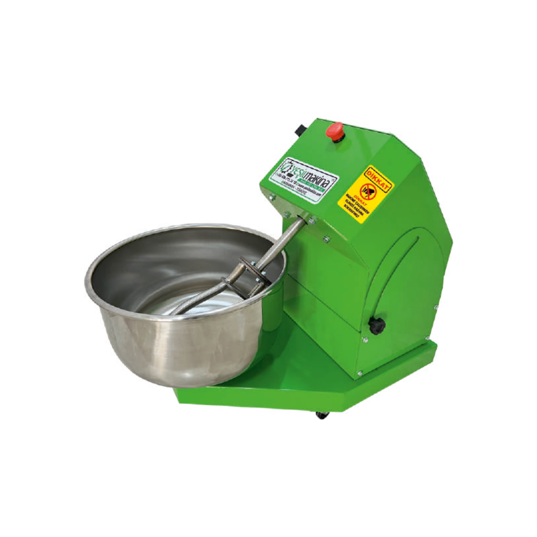 Yeşil Makina 15 Kg Un 25 Kg Hamur Devirmeli Hamur Yoğurma Makinesi