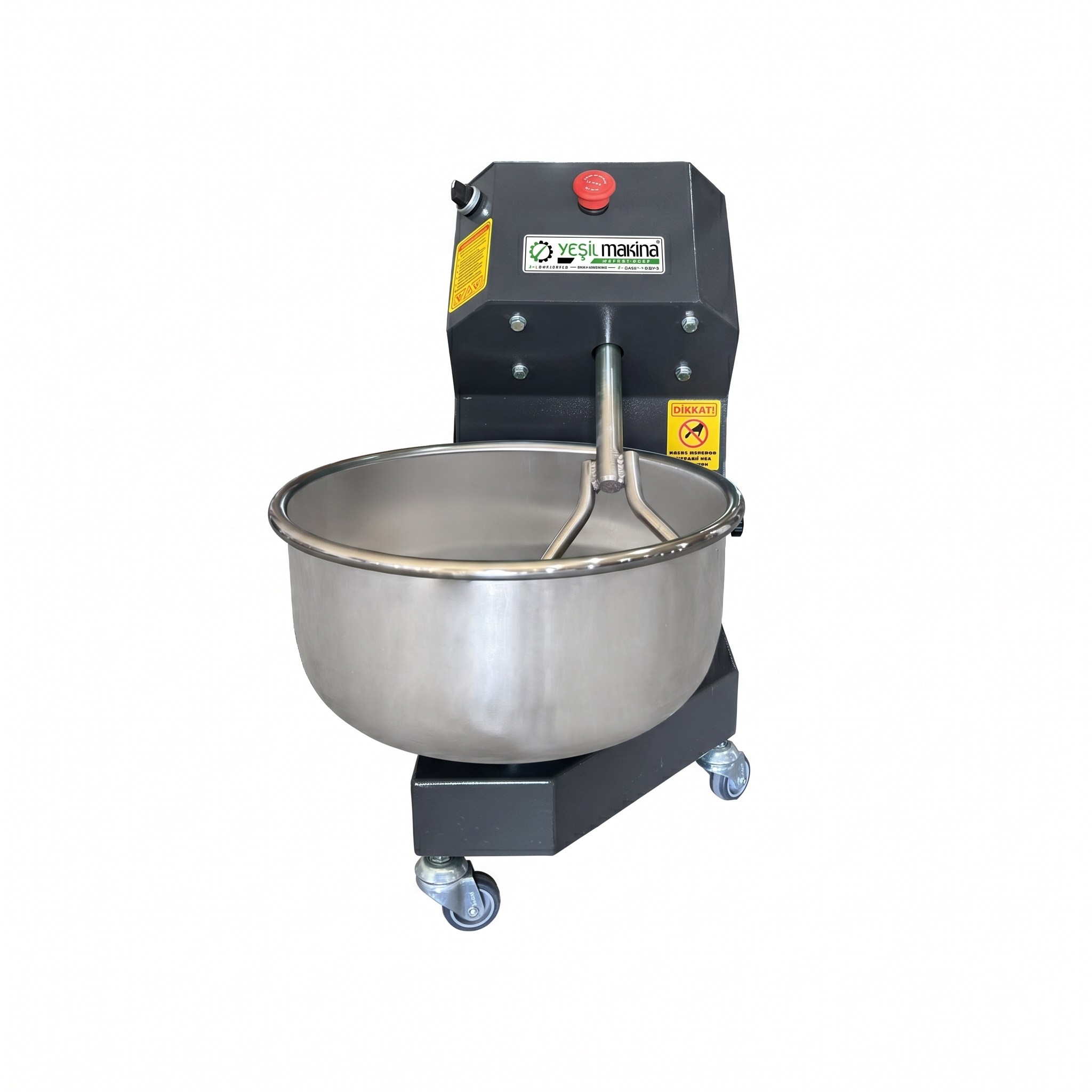 Yeşil Makina YHK 10 10 Kg Un 15 Kg Devirmeli Hamur Yoğurma Makinesi
