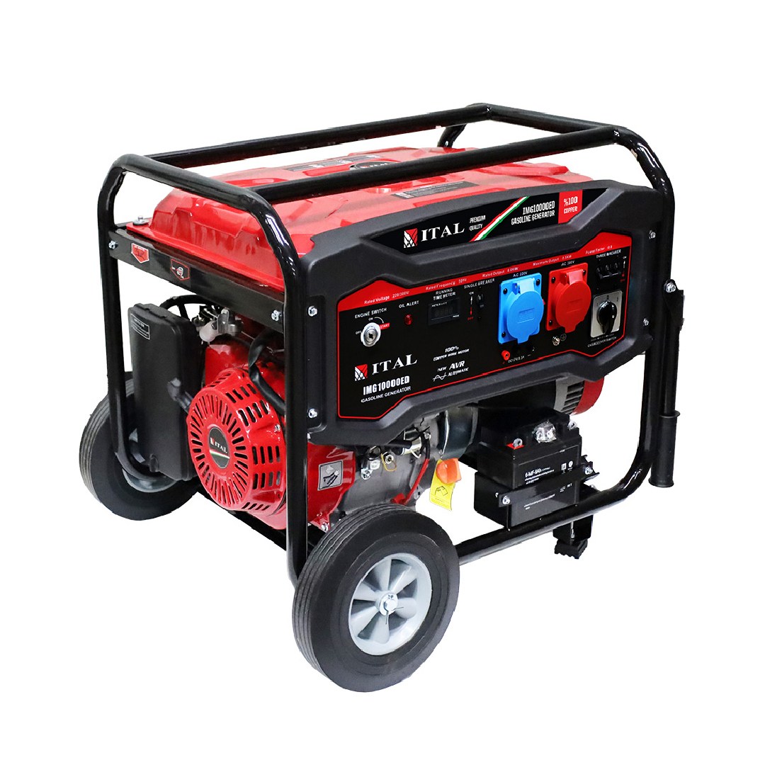 İtal IMG10000ED Marşlı Benzinli Dual Faz Jeneratör 10 kVA