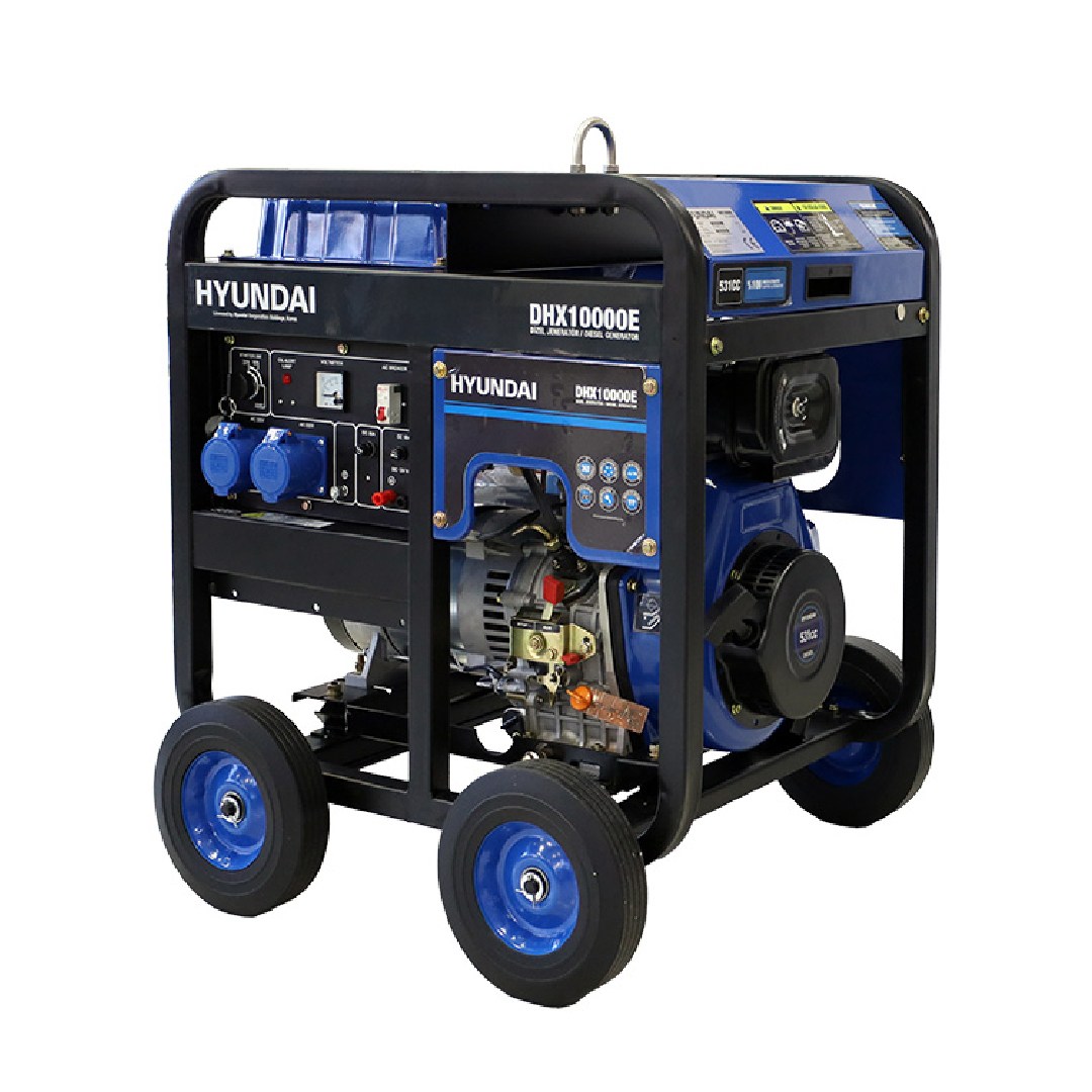 Hyundai DHX10000E Marşlı Dizel Monofaze Jeneratör 10.6 kVA