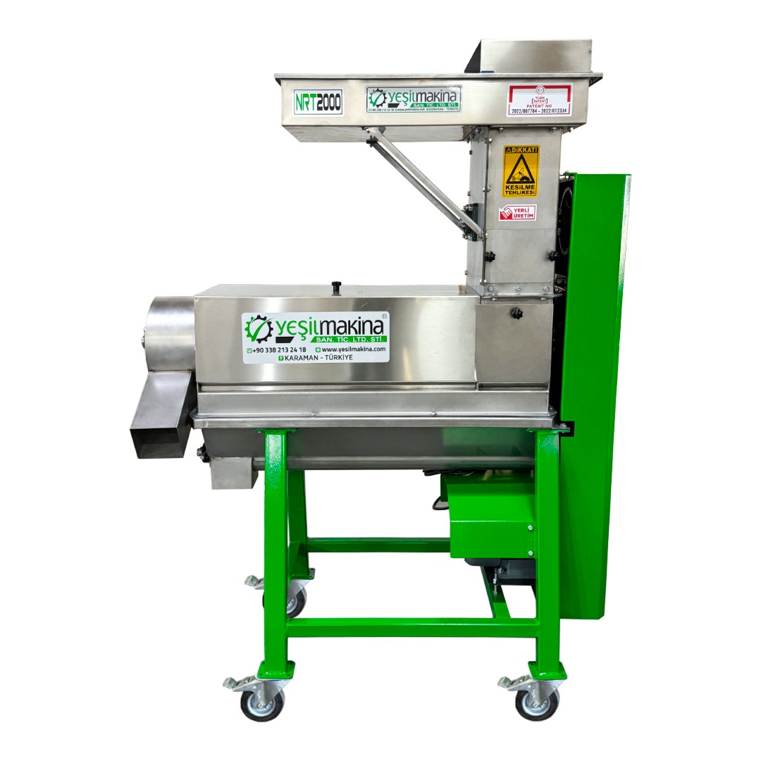 Yeşil Makina NRT 2000 Nar Taneleme Makinesi 3 Hp 220V