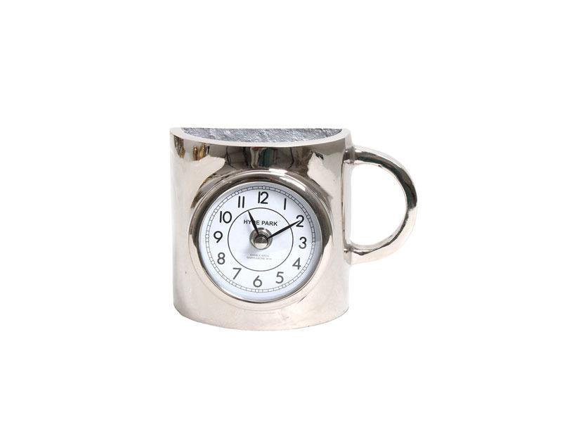 Crearthome Silver Kupa Masa Saati 16CM C526.0057