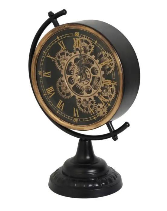 Evdema Vitale Metal Tren Duvar Saati 30.5*32*11 cm AK.JI0042