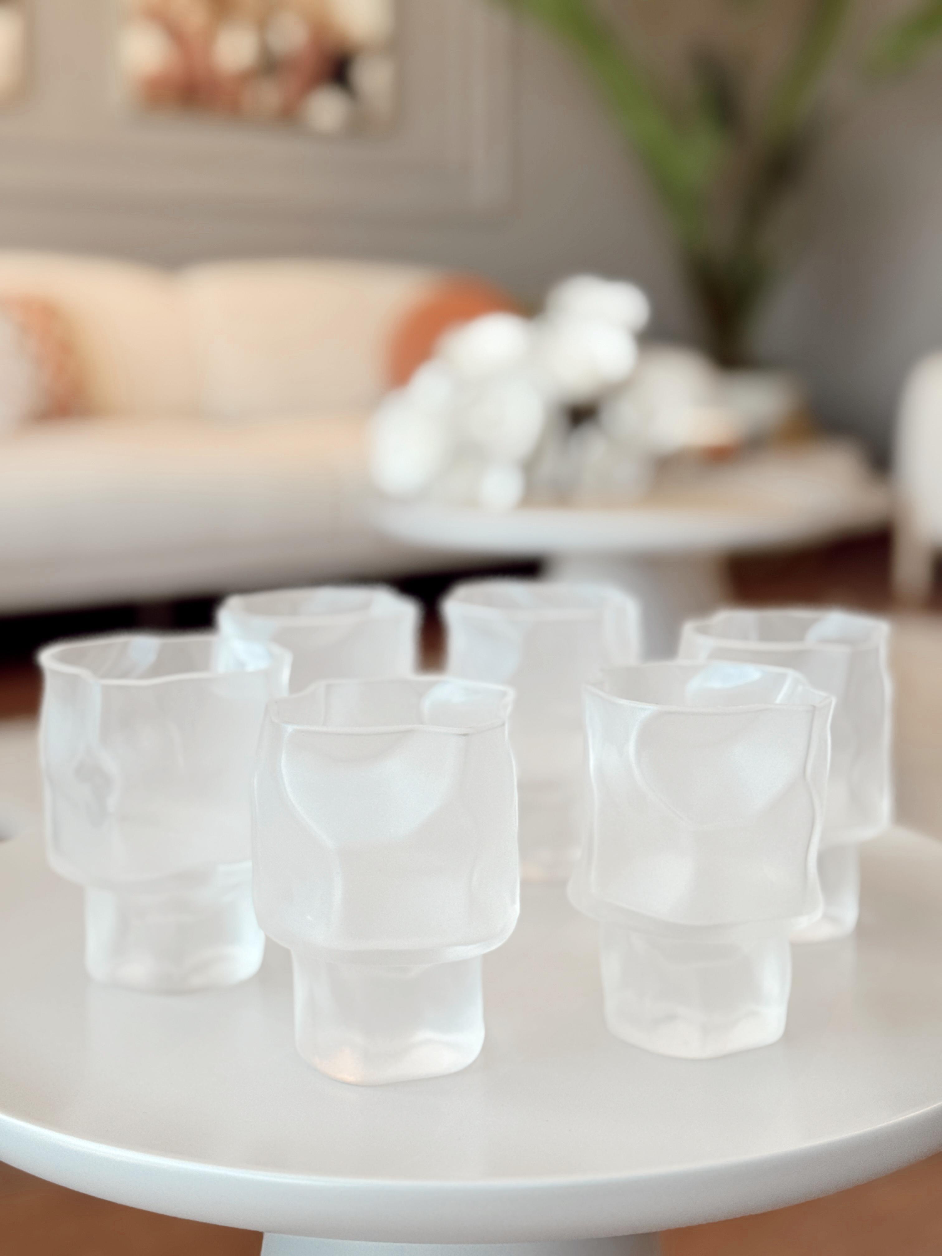 Linanware 6'lı Viski/kokteyl Tasarım Cam/dışı Silikon Kaplı Bardak 200 ml DSG-14