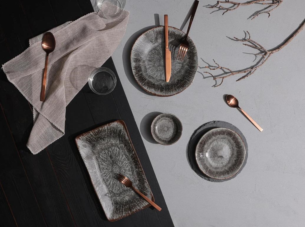 Porland Stoneware Iris 11 Parça 4 Kişilik Kahvaltı Takımı 04SWA000300