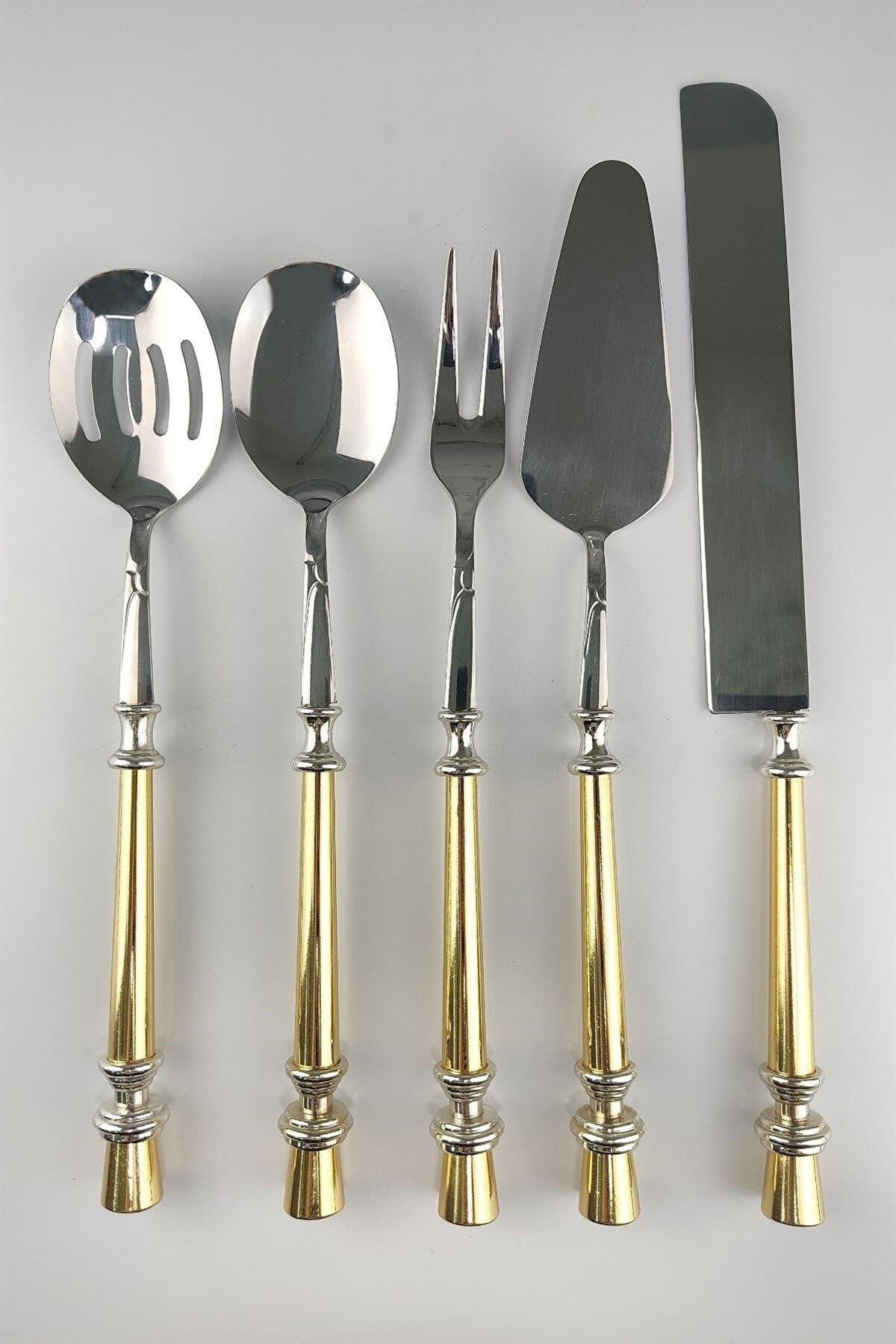 ROY KING Leydi 5 Parça Servis Seti Altın EYM 019