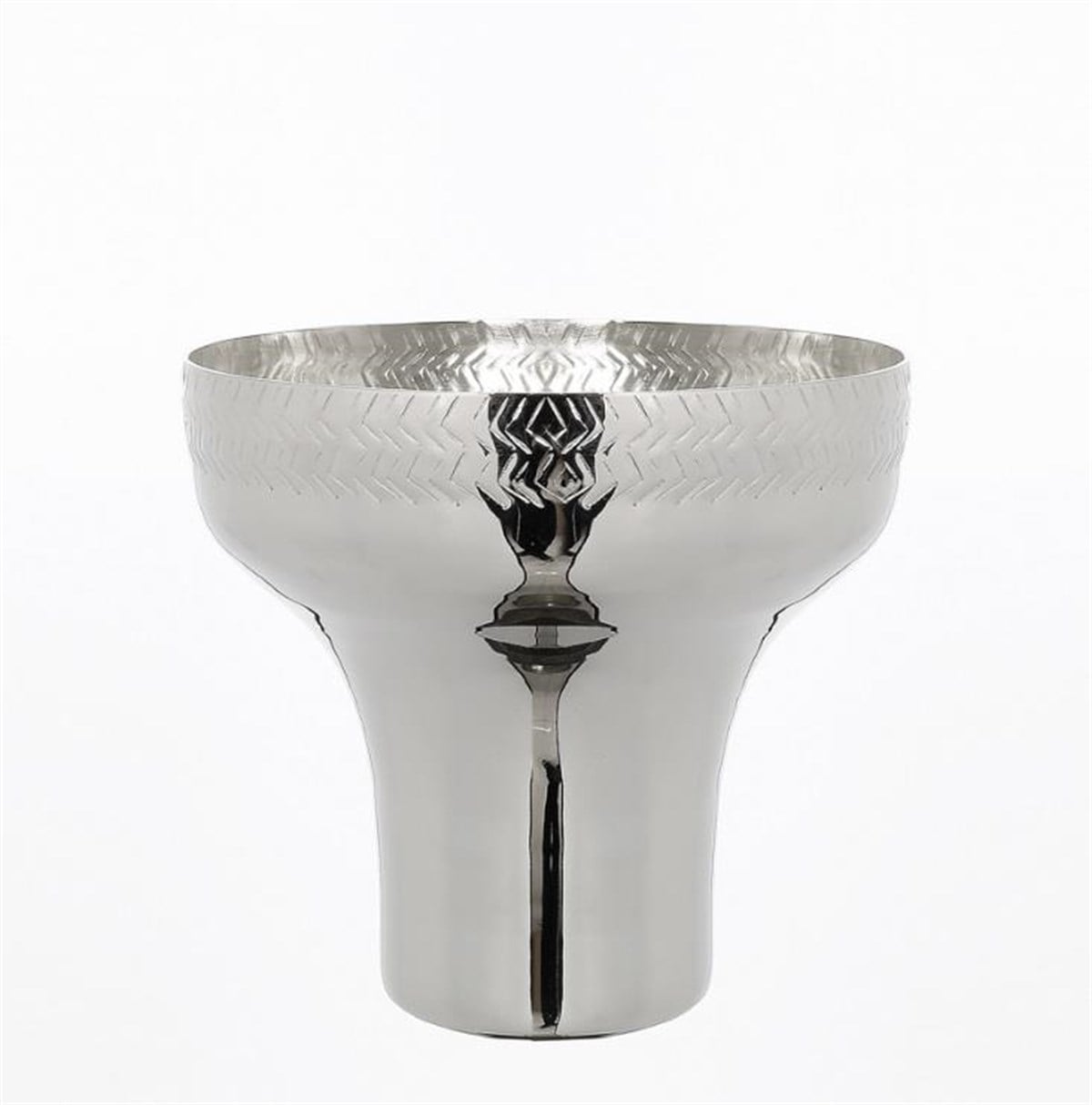 Vitale Desenli Orta Dekoratif Obje Silver 27X25CM AK.JA0046