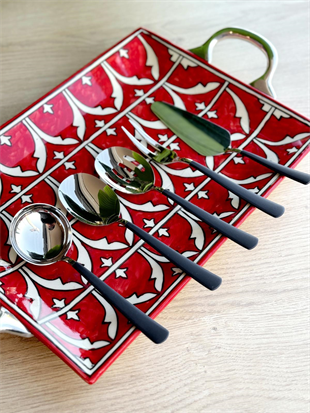 Crearthome Venüs Sos Seti Çelik Lacivert 5 Parça YTK 026