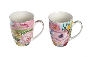 Lucky Art Peony Bone 2li Kupa Seti 350CC LYBA 064