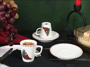 Porland Ruby Bear 2 Kişilik Kahve Takımı 80cc 04RAL003374