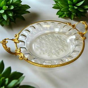 Royking Derin Yuvarlak Sunum Tabağı 30x23x4cm CRG128