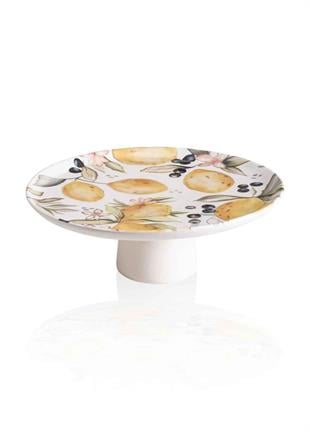 The Mia Limoncello Ayaklı Servis Tabağı 30 CM LMN015