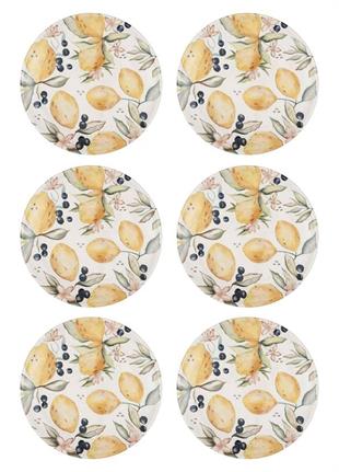 The Mia Limoncello Servis Tabağı 6lı Set 26CM LMN013