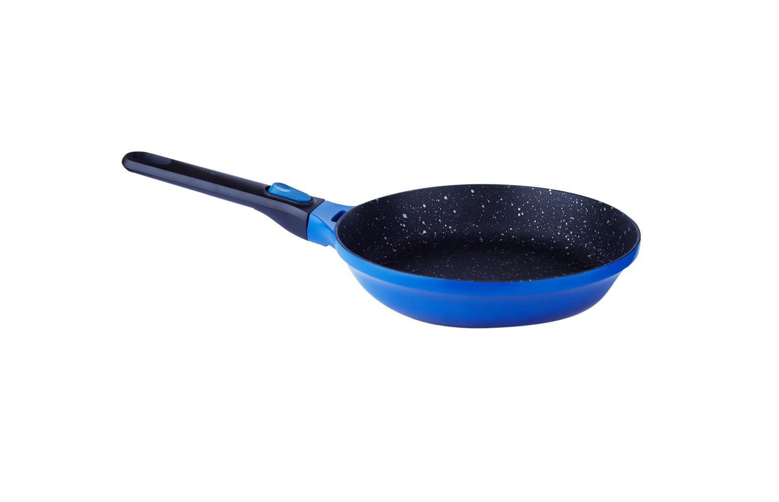 Berghoff Gem Stay Cool Çıkarılabilir Saplı Tava Mavi 24 Cm 8501333